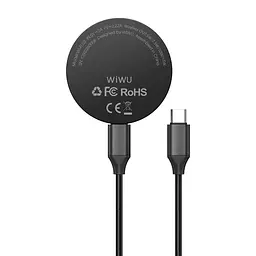 БЗП WIWU Wi-W034 Aramid Wireless Charger Black - мініатюра 2
