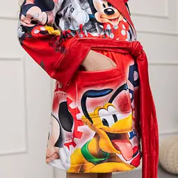 Халат дитячий з плюшевого велюру Mickey Mouse 18122 134-140 см - мініатюра 5