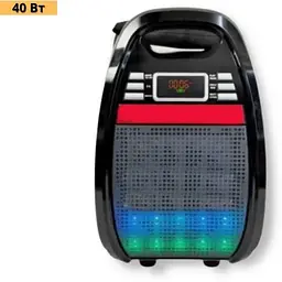Портативна колонка валіза XPRO RX 810BT 40Вт USB SD FM радіо Bluetooth 1 мікрофон ДУ чорна (RX810BT_1621) - мініатюра 2