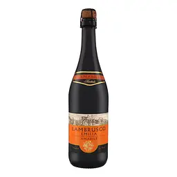 Вино ігристе Fontale Lambrusco Emilia Rosso Amabile червоне напівсолодке 0.75 л - мініатюра 2