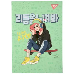 Блокнот Yes K-POP А6, 64 листа, в точку (152096)
