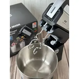 Стаціонарний ручний міксер RAF R6652 XPRO 3.5L 1000W чорний (41029-R-6652_1320) - мініатюра 4