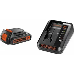 Зарядний пристрій + акумулятор Black+Decker 14.4-18В 1A (BDC1A15) [119566] - мініатюра 1