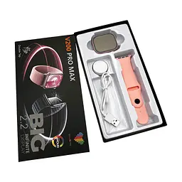 Смарт-годинник BIG V200 Pro Max 44mm, 220 mAh, IP65 Pink (V200PMPink) - мініатюра 2
