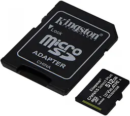 Карта пам'яті Kingston microSDHC/SDXC UHS-I Class 10 Canvas Select Plus SD адаптер 512Gb - мініатюра 2