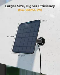 Сонячна панель Reolink Solar Panel 2 Чорний - мініатюра 2