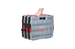 Органайзер для зберігання дрібних деталей із ручкою Intertool BX-4021 14.5" 375 x 280 x 67 мм - мініатюра 5