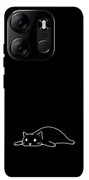 TPU чохол Demsky Lazy cat для Tecno Spark Go 2023
