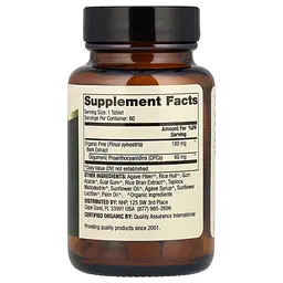 Органічний екстракт соснової кори з ОРС Dr. Mercola Pine Bark Extract with OPCs 60 таблеток - мініатюра 2