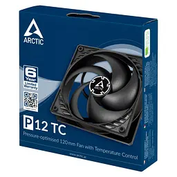Корпусний вентилятор 120 мм Arctic P12 TC ACFAN00176A Black - мініатюра 4