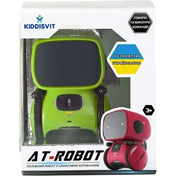 Радіокерований робот AT-Robot з голосовим керуванням Green (AT001-02-UKR) [113034] - мініатюра 3