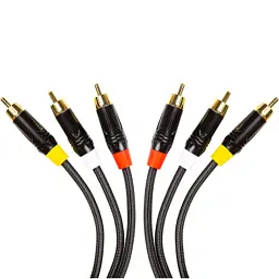 Кабель мультимедійний 3xRCA M to 3xRCA M 1.5m PowerPlant (CA911745) - мініатюра 2