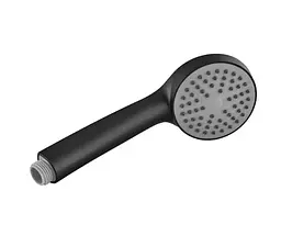 Змішувач для ванни Plamix CEZAR-009 EURO SET Matte black, зі шлангом, лійкою та кронштейном (PM0693) - мініатюра 3