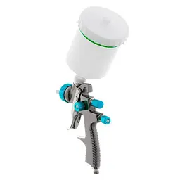 Фарбопульт пневматичний лакофарбовий LVLP Intertool верхній бак 600 мл x 1.4 мм PT-0134 - мініатюра 4