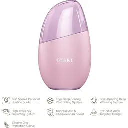 Масажер для обличчя GESKE Cool & Warm Eye and Face Massager 7в1 Pink (HB0291) [176774] - мініатюра 4
