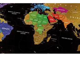 Скретч карта світу 1DEA.me Travel Map Black World (13007) - мініатюра 5