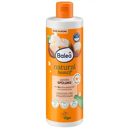 Кондиціонер Balea Natural Beauty для кучерявого волосся з олiєю макадамії та ши, 350 мл