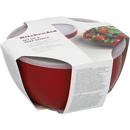 Набір мисок з кришками KitchenAid Universal червоний 4 шт. (KQG176OSERE) - мініатюра 5