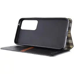 Шкіряний чохол-книжка GETMAN Cubic (PU) для Samsung Galaxy M35 5G Чорний - мініатюра 5