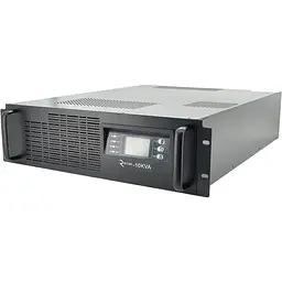 ДБЖ з правильною синусоїдою Ritar Online RT-10KS-LCD,RACK 10000VA(9000Вт),192 В + батарейний блок 12V 7,5Ahх16 шт