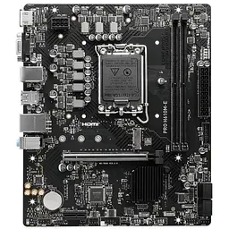 Материнcька плата PRO H610M-E s1700 H610 2xDDR5 HDMI D-Sub mATX MSI teh0019027