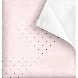 Пелюшка багаторазова Cosas непромокаюча Mini Dots CS1 70х120 см (Diaper_DotsGreyRose_70x120)