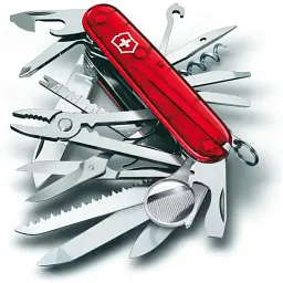 Ніж Victorinox Swisschamp Transparent Red (1.6795.T) - мініатюра 2