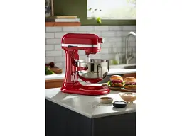 Кухонна машина KitchenAid Heavy Duty 5KSM55SXXEER з відкидним блоком 5.2 л червона - мініатюра 11