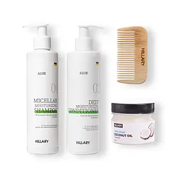 Набір для догляду за сухим типом волосся Hillary Aloe Deep Moisturizing & Coconut