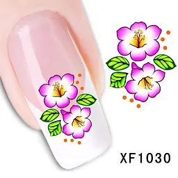 Наклейки для ногтей XF1030 - миниатюра 2