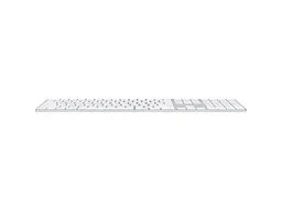 Клавіатура Apple Magic Keyboard with Touch ID and Numeric Keypad for Mac with silicon USB-C White Keys (MXK73) - мініатюра 2