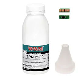 Тонер Pantum M6500/M6607, P2200/2500, 90г Black, chip WWM (TC-PC-211RB-WWM) - мініатюра 2
