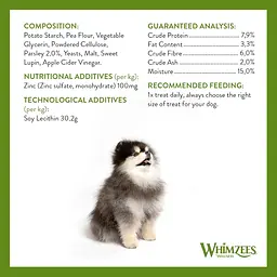 Натуральні ласощі для зубів собак WHIMZEES Soft Daily Dental Treats, M 14 шт. - мініатюра 7