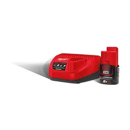 Енергокомплект Li-Ion MILWAUKEE, M12 NRG-201 (ЗУ С12 С, 1х2Аг B2) - мініатюра 2