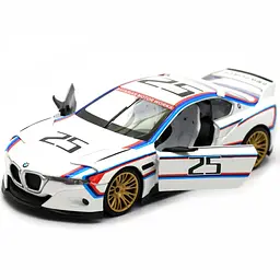 Колекційна металева модель автомобіля Автопром BMW 3.0 CSL Hommage R з інерцією, світлом та звуком 1:24 - мініатюра 3
