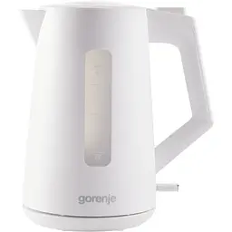 Електрочайник Gorenje 1.7 л Strix контроль білий матовий kuh0015344 - мініатюра 2