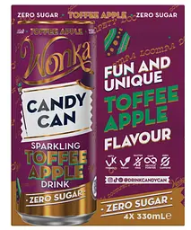 Напій Candy Can Wonka лімітована колекція зі смаком карамельного яблука без цукру 330 мл - мініатюра 5