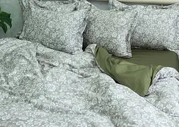 Комплект постільної білизни з компаньйоном 1,5-спальний TAG tekstil pbe0042400 - мініатюра 2