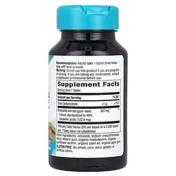 Екстракт смоли босвеллії Nature's Way Boswellia Premium Extract, 60 таблеток для підтримки суглобів - мініатюра 2
