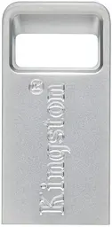 USB Flash Kingston USB 3.2 DT Micro Metal 200Mb/s 128GB Silver - мініатюра 3