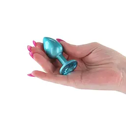 Анальна пробка NS Novelties Rear Assets - Iridescent Teal, S - мініатюра 2