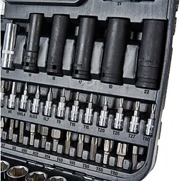 Набір головок торцевих Vitals Master Impact + Superlock 1/4" та 1/2" 111 предметів (186169) - мініатюра 5