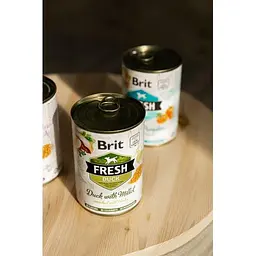 Консервований корм Brit Fresh Duck/Millet для собак, з качкою та пшоном, 400 г - мініатюра 5