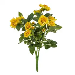 Троянда штучна Elisey 30 см жовта (084F/yellow)      