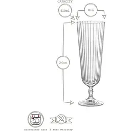 Келих для коктейлів Bormioli Rocco America'20s, 510 мл, прозорий (123227BZG021990) - мініатюра 2