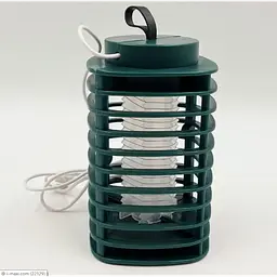 Лампа антимоскітна Y15, USB живлення, ультрафіолетова пастка для комах з петлею для підвішування, зелена - мініатюра 2