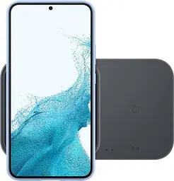 Безпровідний зарядний пристрій Samsung Wireless Charger Duo EP-P5400 Темно-сірий (EP-P5400BBRGRU) - мініатюра 2