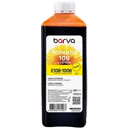 Чорнило Barva Epson 108 1 л, yellow, special (E108-1006)