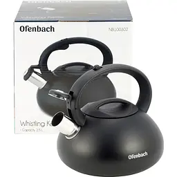 Чайник Ofenbach 2.5 л чорний (OF-100302) - мініатюра 10