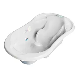 Ванночка Tega 2 в 1 Комфорт, анатомічна, сірий, 92 см (TG-011-106)